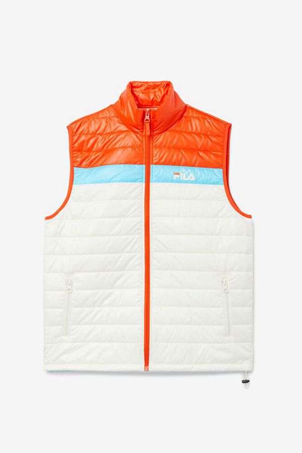 Fila Vesty Panske Oranžové / Modre - Tri Vypredaj - Slovakia 74825-KBUG